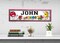 M and M - Personalized Poster with Your Name, Birthday Banner, Custom Wall Décor, Wall Art product 2
